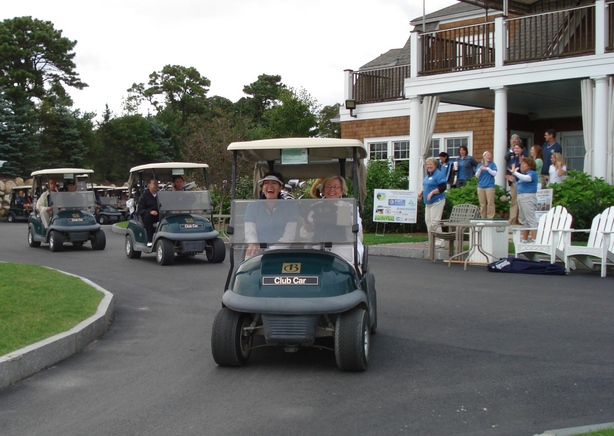 And they're off!  Photo by Convention Data Services.